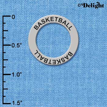 C3246 - Basketball - Affirmation Message Ring