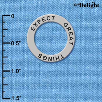C3251 - Expect Great Things - Affirmation Message Ring