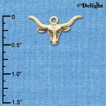 C3256 - Longhorn Gold Charm (6 charms per package)