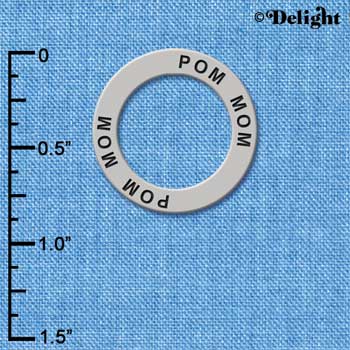 C3985 tlf - Pom Mom - Affirmation Message Ring (6 per package)