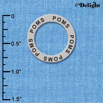 C3987 tlf - POMS - Affirmation Message Ring (6 per package)