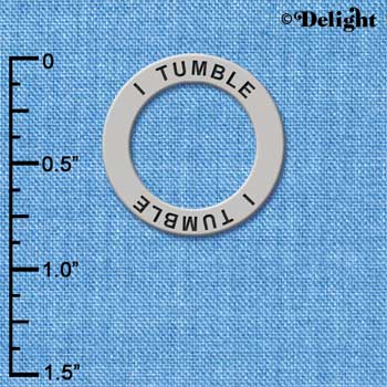 C3990 tlf - I Tumble - Affirmation Message Ring (6 per package)