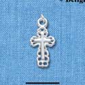 C1355 - Cross Silver Charm (6 charms per package)