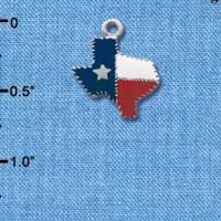 C1461 - Texas Fancy Edging Silver Charm (6 charms per package)