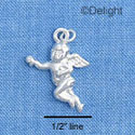 C1494* - Cherub Side Silver Charm (left & right) (6 charms per package)