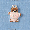 C1532 - Bear Brown Heart Pink 