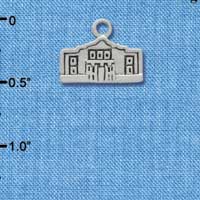 C1692 - Alamo Silver Charm (6 charms per package)