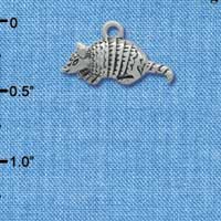 C1722* - Armadillo Small Silver Charm (left & right) (6 charms per package)