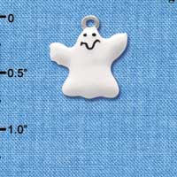 C1796 - Ghost White Silver Charm (6 charms per package)