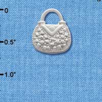 C1926 - Purse Silver Handle Silver Charm (6 charms per package)