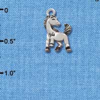 C2204* - Mascot - Mustang - Small Charm (Left & Right) (6 charms per package)