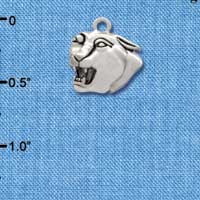 C2207* - Mascot - Panther - Small Charm (Left & Right) (6 charms per package)