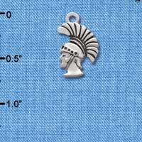 C2213* - Mascot - Trojan - Small Charm (Left & Right) (6 charms per package)