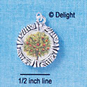 C2392 - Frame Charm - Circle (6 charms per package)