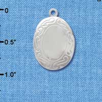C2403 - Oval Locket (6 charms per package)