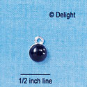 C2470 - Bowling Ball - Silver Charm (6 charms per package)