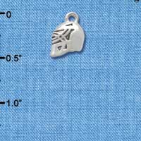 C2471 - Hockey Mask - Silver Charm (6 charms per package)