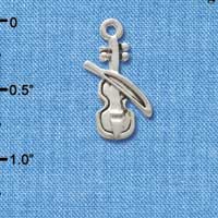 C2503+ - Violin - Silver Charm (6 charms per package)