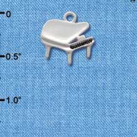 C2510 - Piano - Silver Charm (6 charms per package)