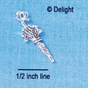C2536 - Umbrella - Silver Charm (6 charms per package)
