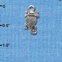 C2598 - Horn Toad - Silver Charm ( 6 charms per package )