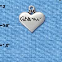 C2611 - Volunteer - Heart - Silver Charm - Silver Charm
