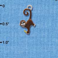 C2619* - Hanging Monkey (Left & Right) - Silver Charm
