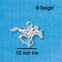 C2691 - Jockey on Horse (Left & Right) - Silver Charm