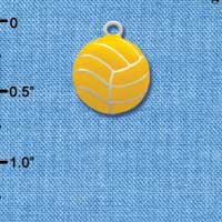 C2766 - Water Polo Ball Charm - Silver Charm