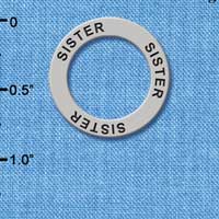 C3240 - Sister - Affirmation Message Ring