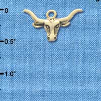 C3256 - Longhorn Gold Charm (6 charms per package)