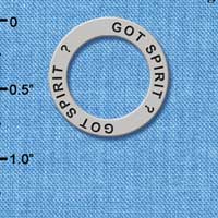 C3984 tlf - Got Spirit? - Affirmation Message Ring (6 per package)