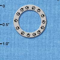 C4174 tlf - Paw Prints - Affirmation Ring