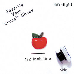 CROC-0023* - Apple Stem Mini (Left & Right) - Crocs<SMALL><SUP>TM</SUP></SMALL> Decoration Charm (12 per package)