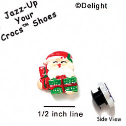 CROC-0069B - Santa Present Mini - Crocs<SMALL><SUP>TM</SUP></SMALL> Decoration Charm (12 per package)
