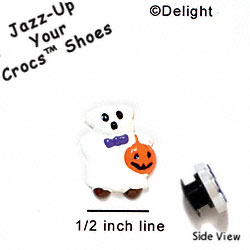 CROC-0528* - Ghost Bear Mini (Left & Right) - Crocs<SMALL><SUP>TM</SUP></SMALL> Decoration Charm (12 per package)