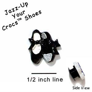 CROC-2220 - Tap Shoes Black Mini - Crocs<SMALL><SUP>TM</SUP></SMALL> Decoration Charm (12 per package)