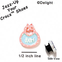 CROC-5177 - Baby Bib Multi Mini - Crocs<SMALL><SUP>TM</SUP></SMALL> Decoration Charm (12 per package)
