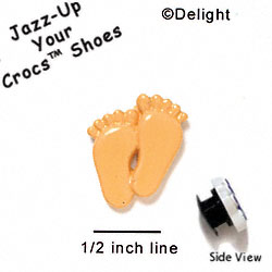 CROC-5231 - Feet Flesh Pair Small - Crocs<SMALL><SUP>TM</SUP></SMALL> Decoration Charm (12 per package)