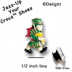 CROC-9204 - Irish Bagpiper Large - Crocs<SMALL><SUP>TM</SUP></SMALL> Decoration Charm (12 per package)