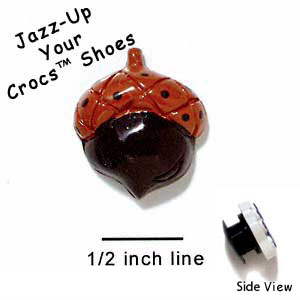 CROC-9515 - Acorn Medium - Crocs<SMALL><SUP>TM</SUP></SMALL> Decoration Charm (12 per package)