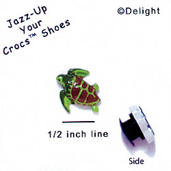 CROC-9931 - Sea Turtle Mini - Crocs<SMALL><SUP>TM</SUP></SMALL> Decoration Charm (12 per package)