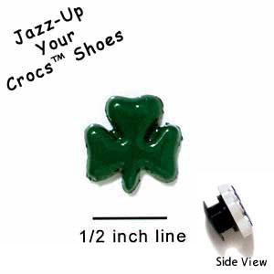 CROC-9954 - Shamrock Mini - Crocs<SMALL><SUP>TM</SUP></SMALL> Decoration Charm (12 per package)