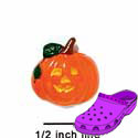 CROC-0057A - Jack O'Lantern Mini - Crocs<SMALL><SUP>TM</SUP></SMALL> Decoration Charm (12 per package)