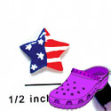 CROC-2656 - Star USA Mini - Crocs<SMALL><SUP>TM</SUP></SMALL> Decoration Charm (12 per package)