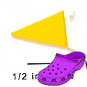 CROC-3170 - Pennant Yellow Mini - Crocs<SMALL><SUP>TM</SUP></SMALL> Decoration Charm (12 per package)