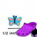CROC-5081 - Butterfly Pink Pastel Mini - Crocs<SMALL><SUP>TM</SUP></SMALL> Decoration Charm (12 per package)