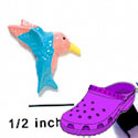 CROC-5087 - Humming Bird Pastel Mini - Crocs<SMALL><SUP>TM</SUP></SMALL> Decoration Charm (12 per package)