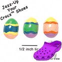 CROC-5131 - Easter Egg Assorted Mini - Crocs<SMALL><SUP>TM</SUP></SMALL> Decoration Charm (12 per package)