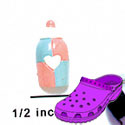 CROC-5181 - Baby Bottle Multi Mini - Crocs<SMALL><SUP>TM</SUP></SMALL> Decoration Charm (12 per package)